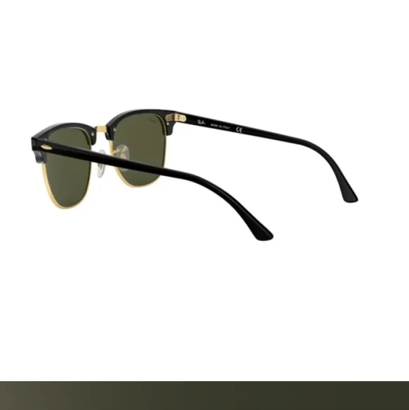 NWT Ray-Ban Clubmaster Unisex Non-Polarized Sunglasses Ray-Ban 0RB3016 Ray- Ban Clubmaster Mock Tortoise On Arista  main image 2